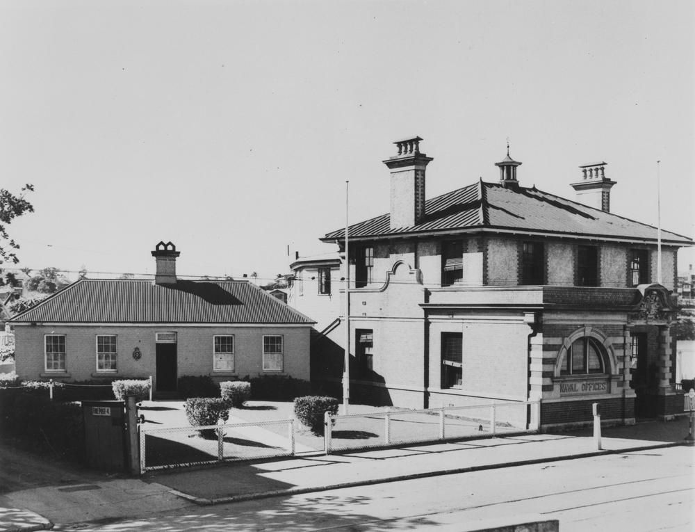 Naval staff offices on Edward Street, Brisbane, ca. 1946